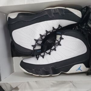 Jordan 9 Men’s Shoes - White/Black/Blue